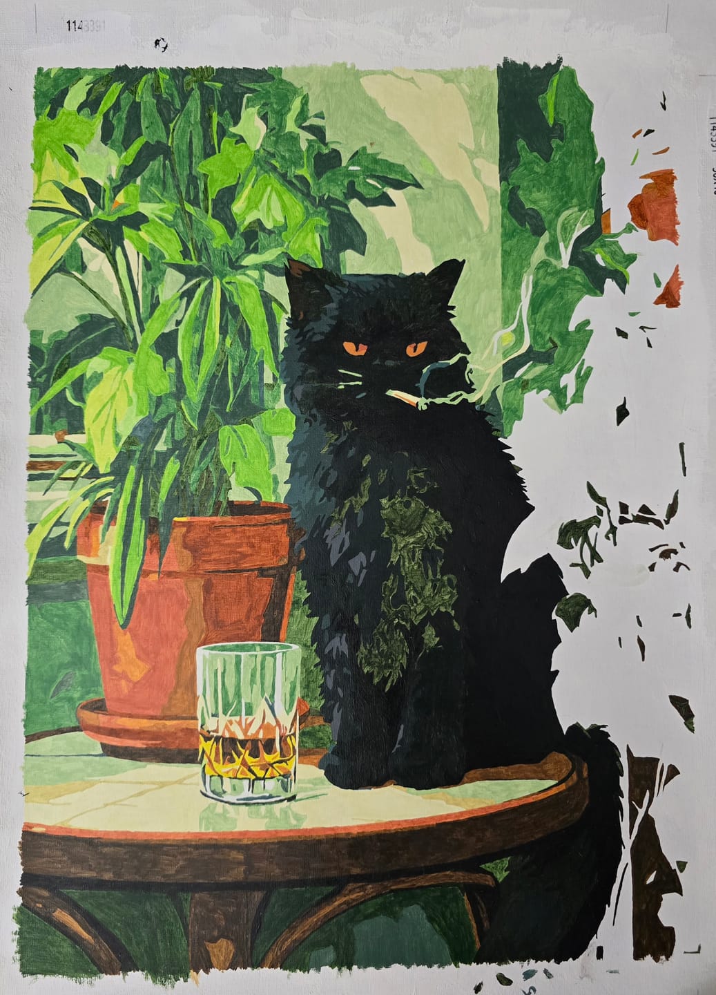 Customer photo review of Surprise Painting | Paint by Numbers