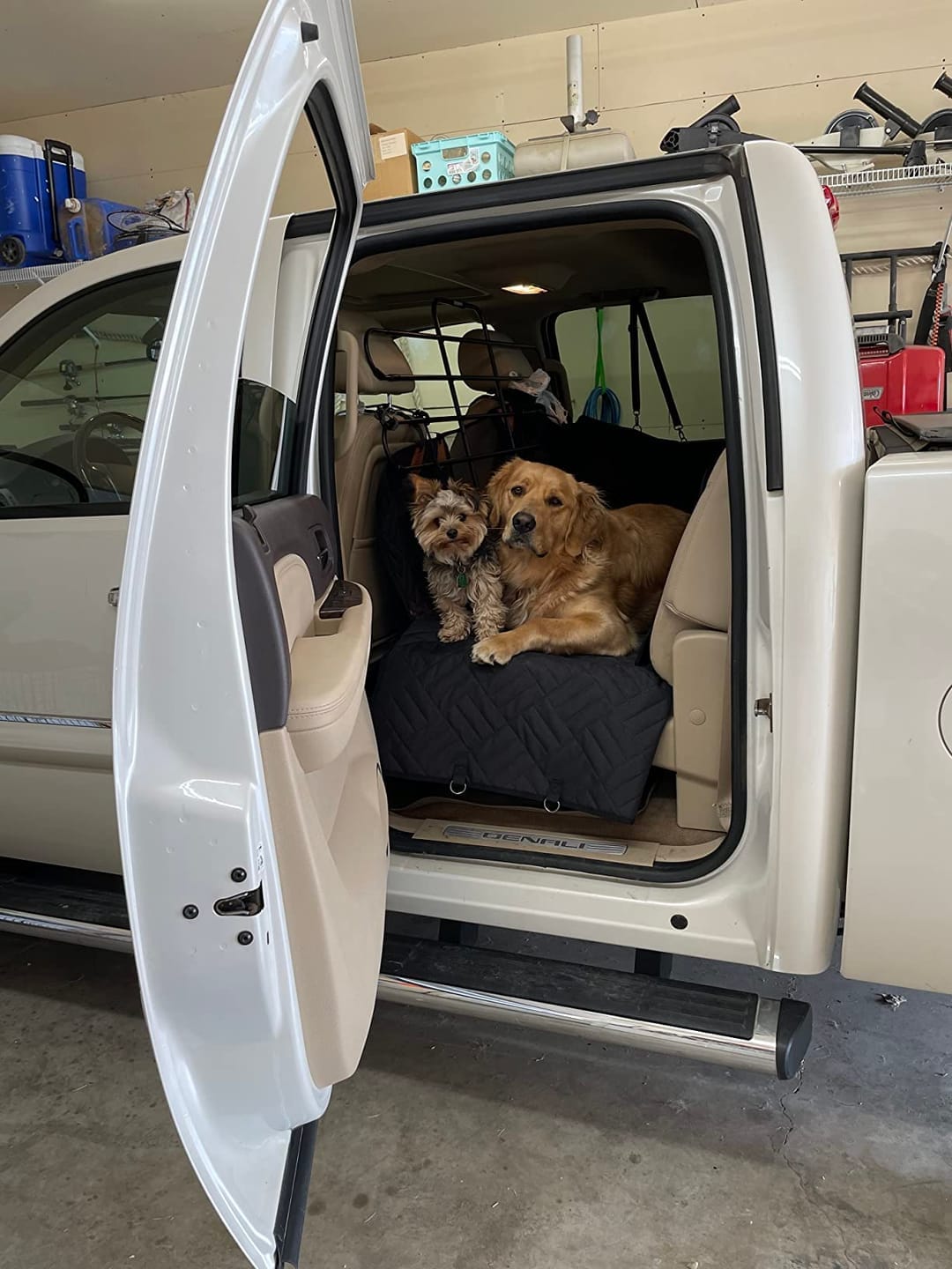 Customer photo review of MrBarks Dog Seat Cover