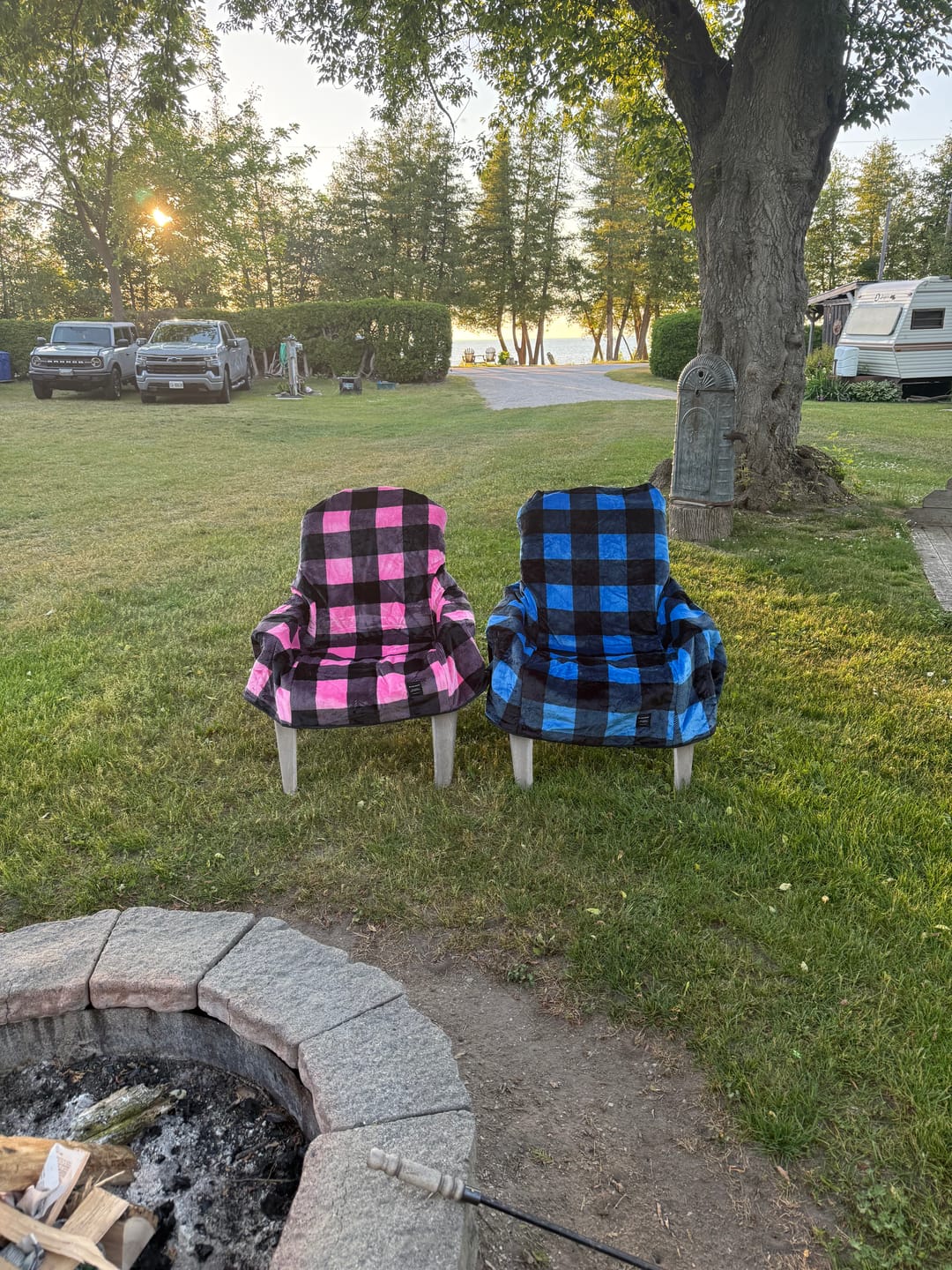 Customer photo review of The Chair Blanket