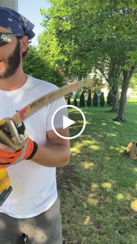 Customer video review of Tree Trimming/Wood Cutting – Japanese Teeth Arc Edge 6 TPI Reciprocating Saw Blade