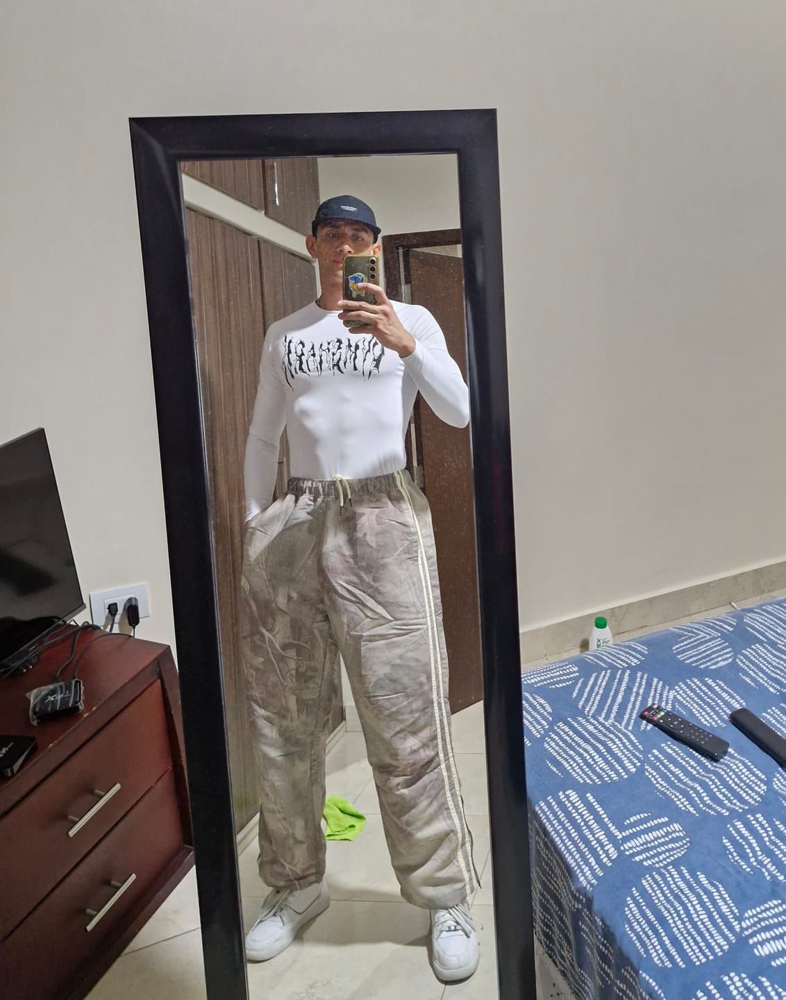 Customer photo review of 249 - Camo Flagship Track Pants