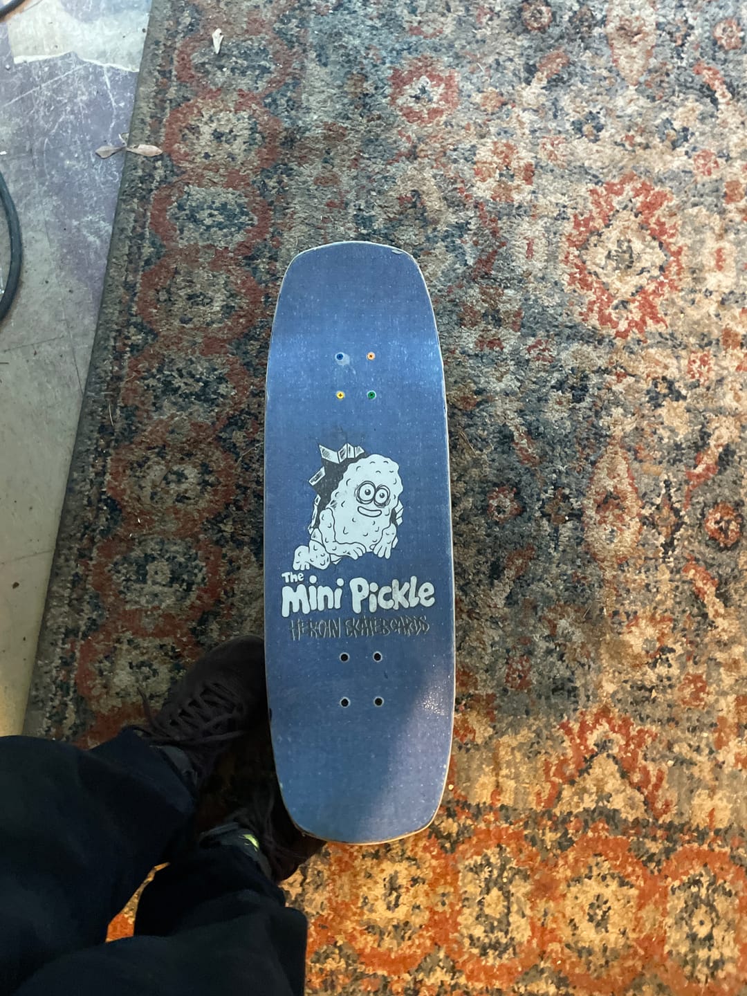 Customer photo review of HEROIN MINI PICKLE 9.5 DECK