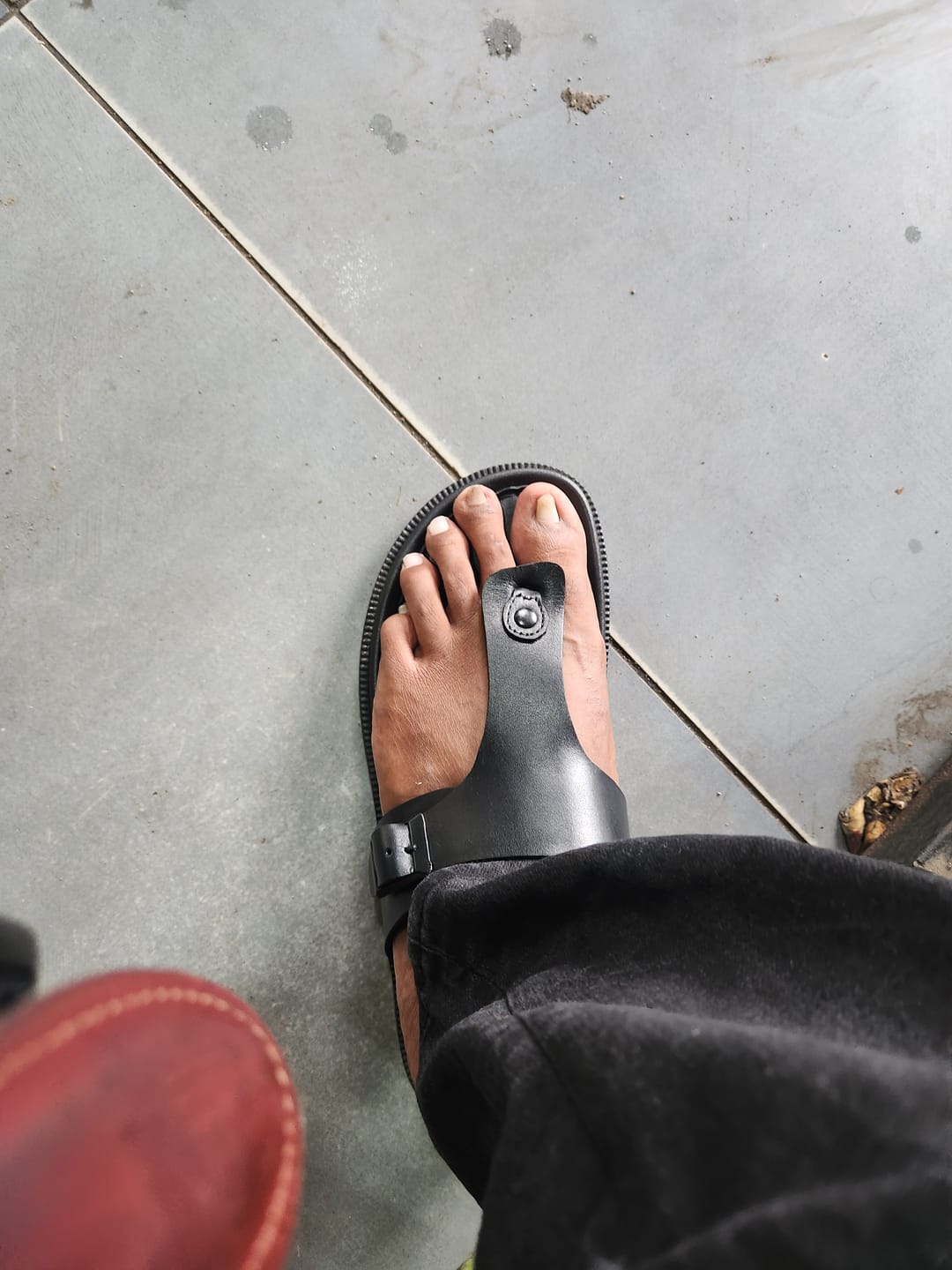 Customer photo review of Palermo Leather Slippers - Black