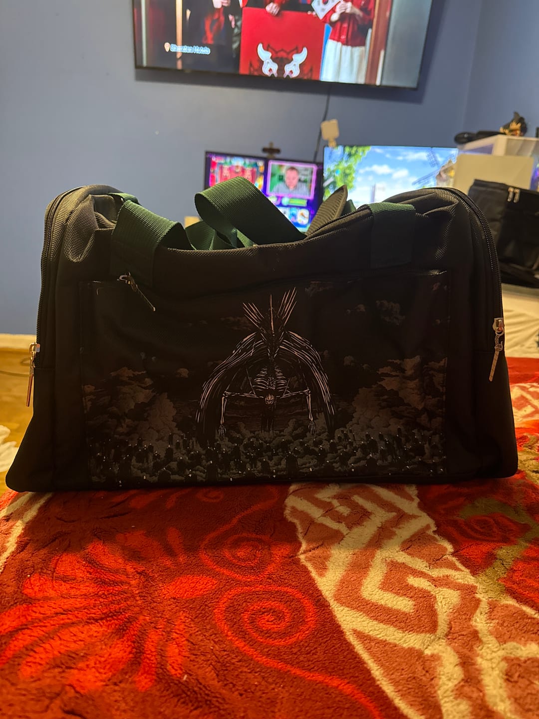 Customer photo review of Rumbling Duffel Bag