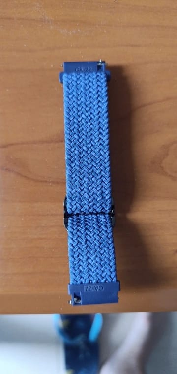 Customer photo review of Motorola Moto Smartwatch Nylon Loop Band Replacement Strap Sport Adjustable