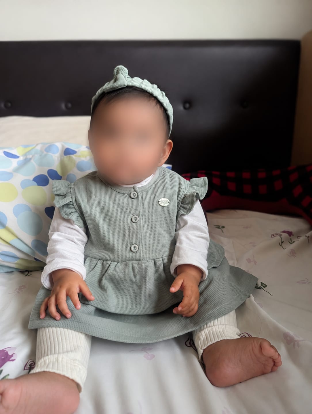 Customer photo review of Conjunto para Bebé Niña | Vestido Texturizado con Leggings y Diadema