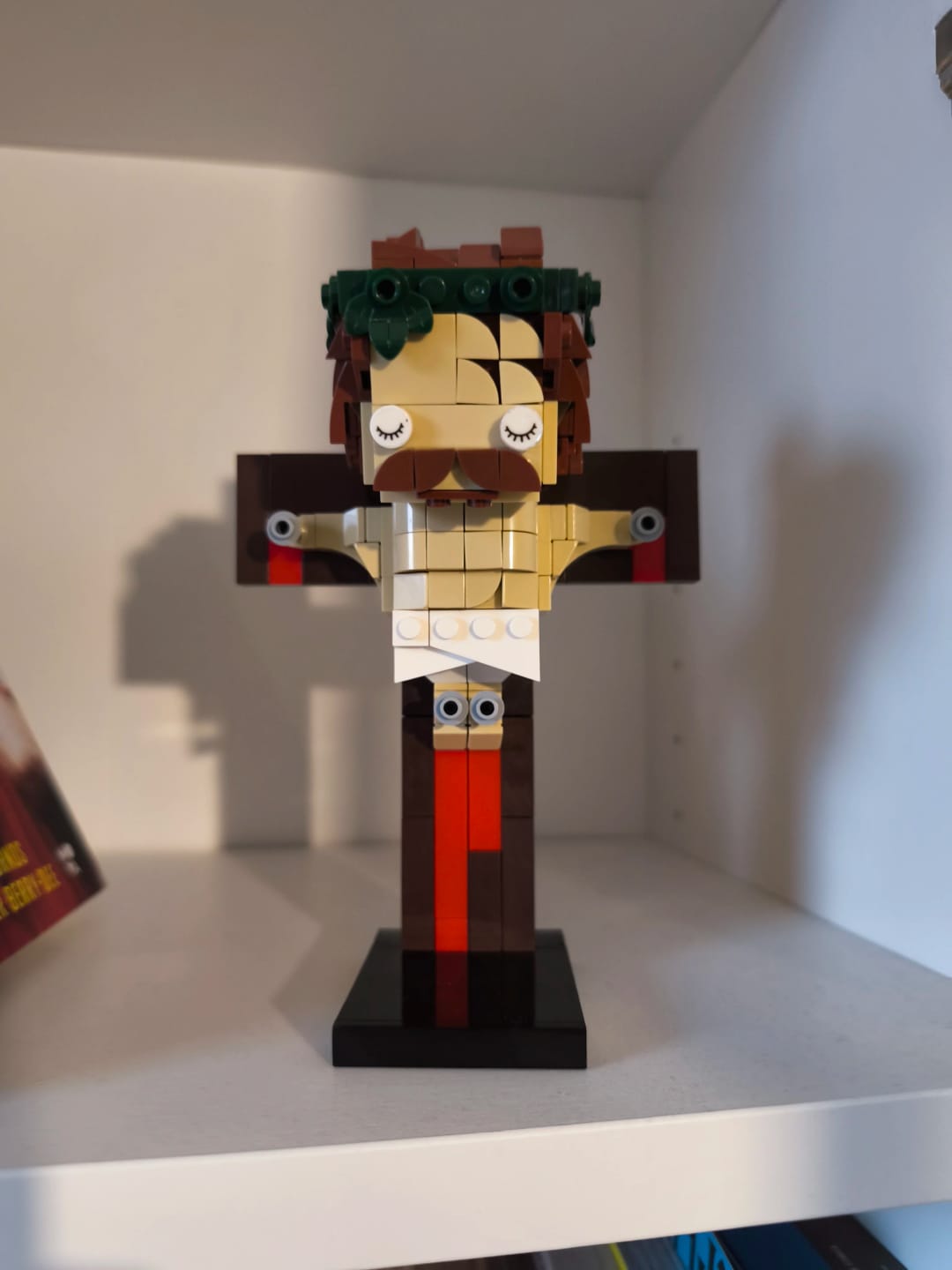 Customer photo review of MOC Building Block Christianity God Shepherd Jesus Brick Crucifixion of Jesus Rode the Donkey into Jerusalem Brickheadz Toy Gift