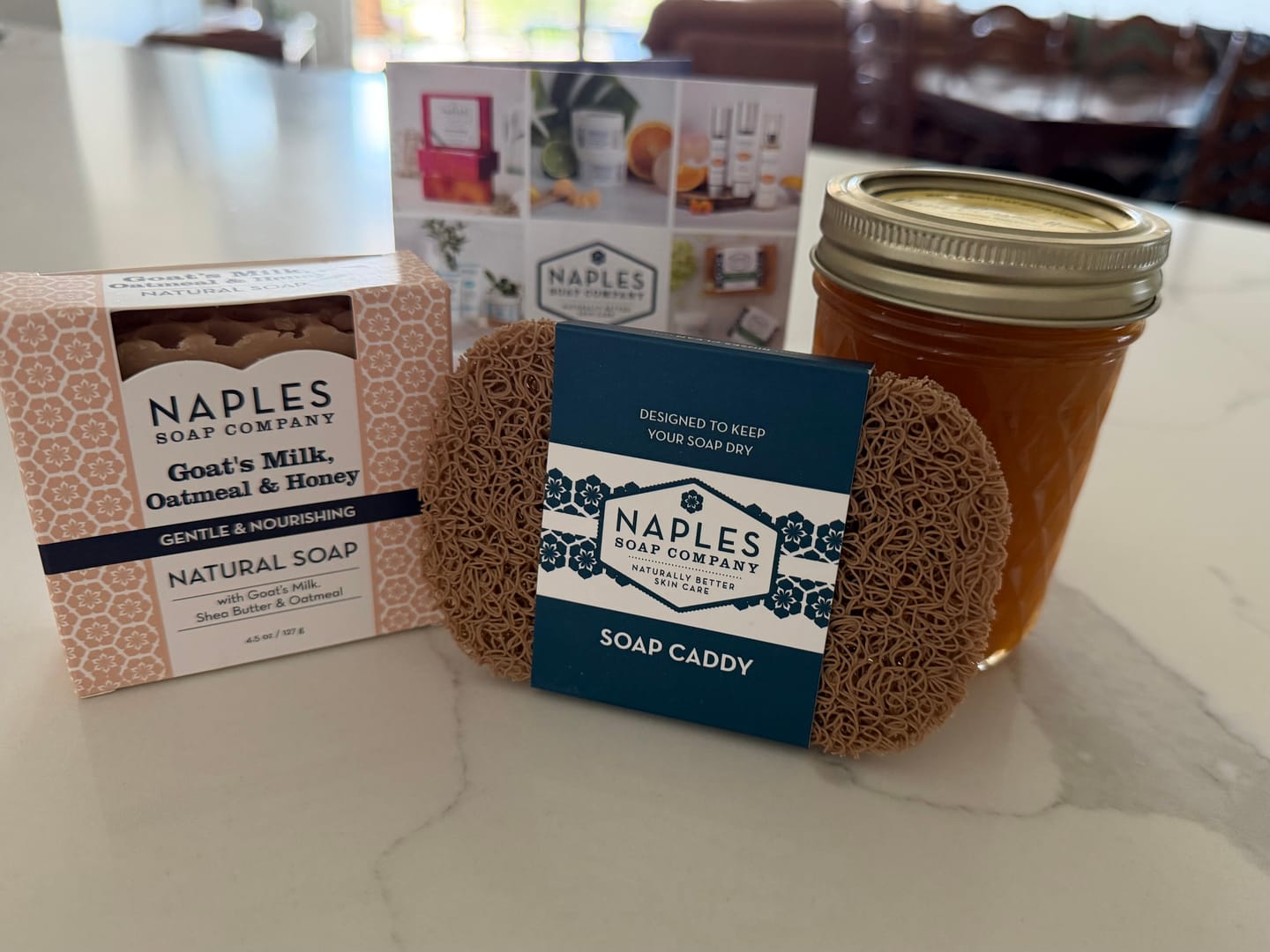 Customer photo review of Oatmeal Goat's Milk and Honey Natural Soap