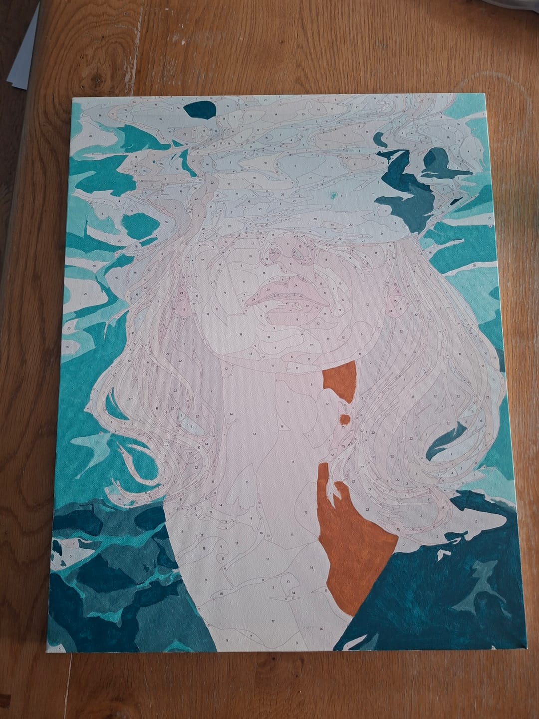 Customer photo review of Under Pt. 2 | Paint by Number