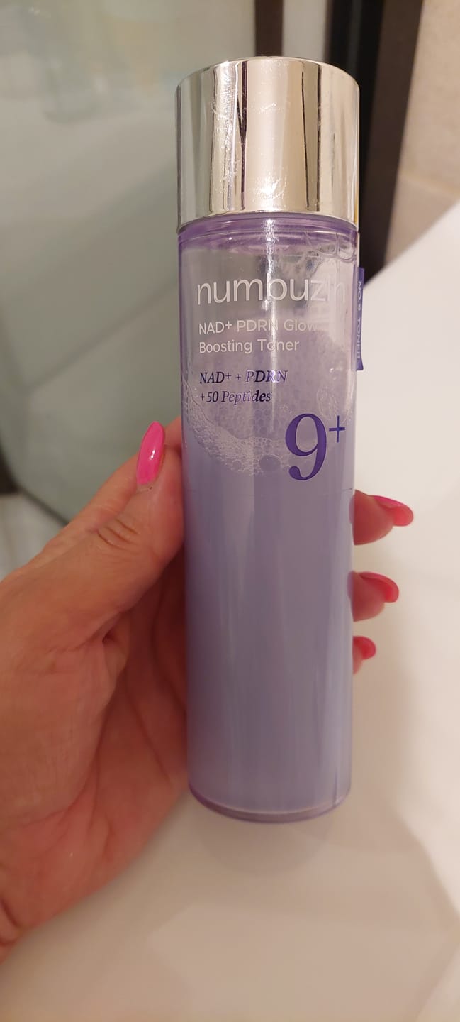 Customer photo review of Atjaunojošs peptīdu toniks Numbuzin No.9 NAD+ PDRN Glow Boosting Toner