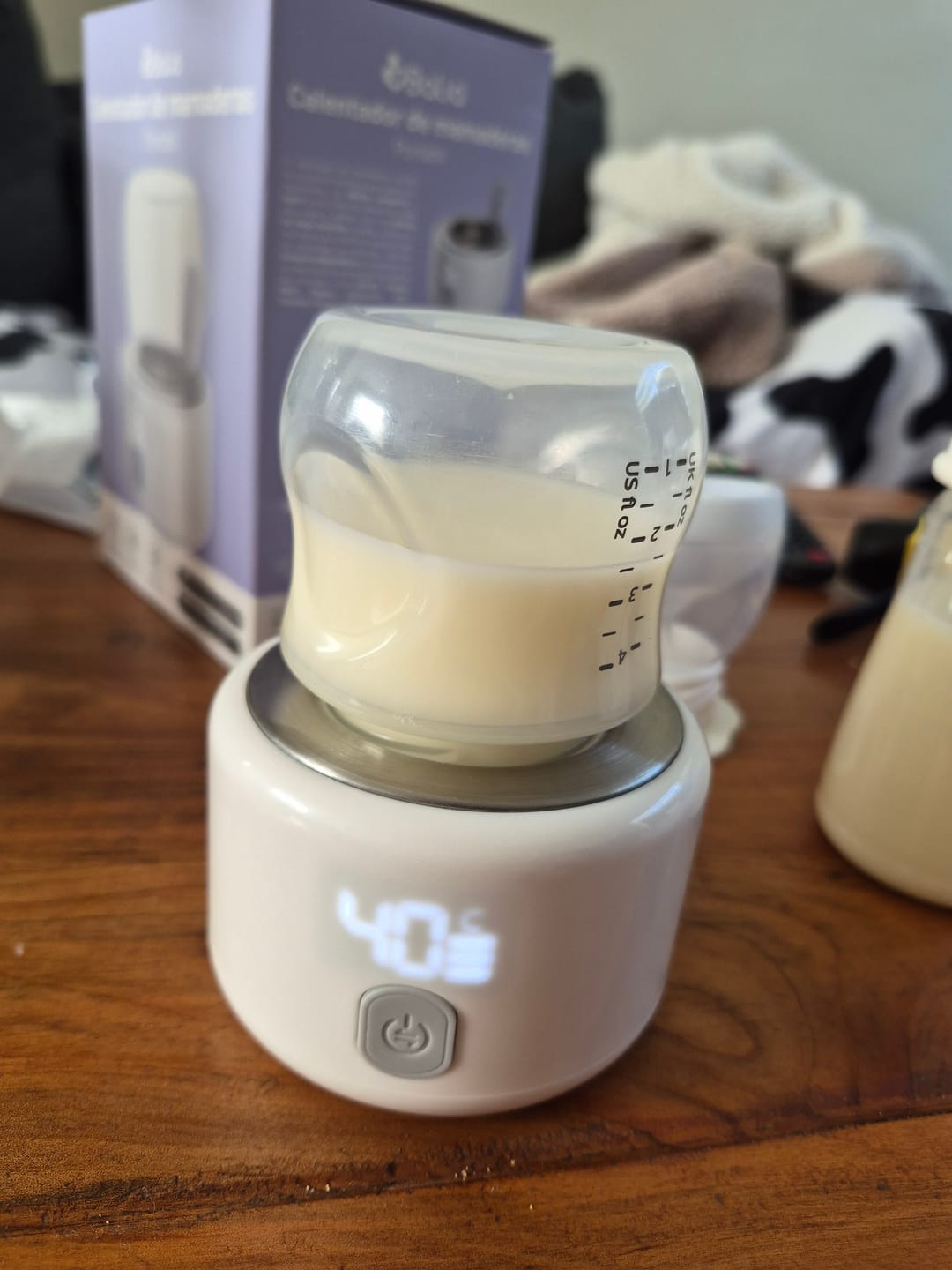 Customer photo review of Calentador de mamaderas portátil