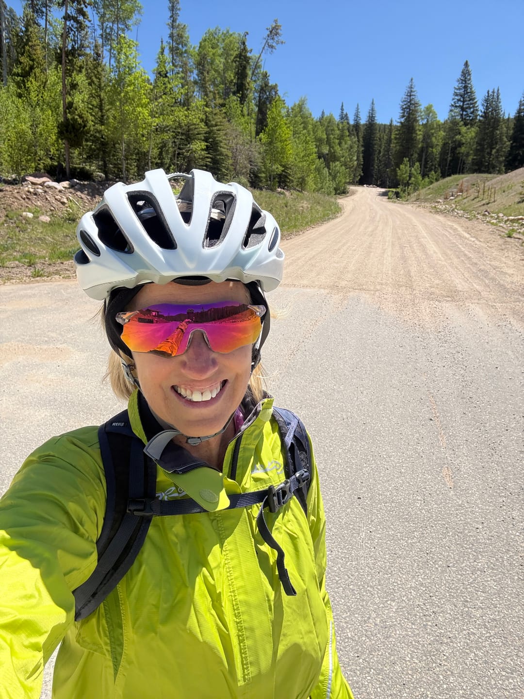 Customer photo review of Rimless Photochromic Cycling Glasses