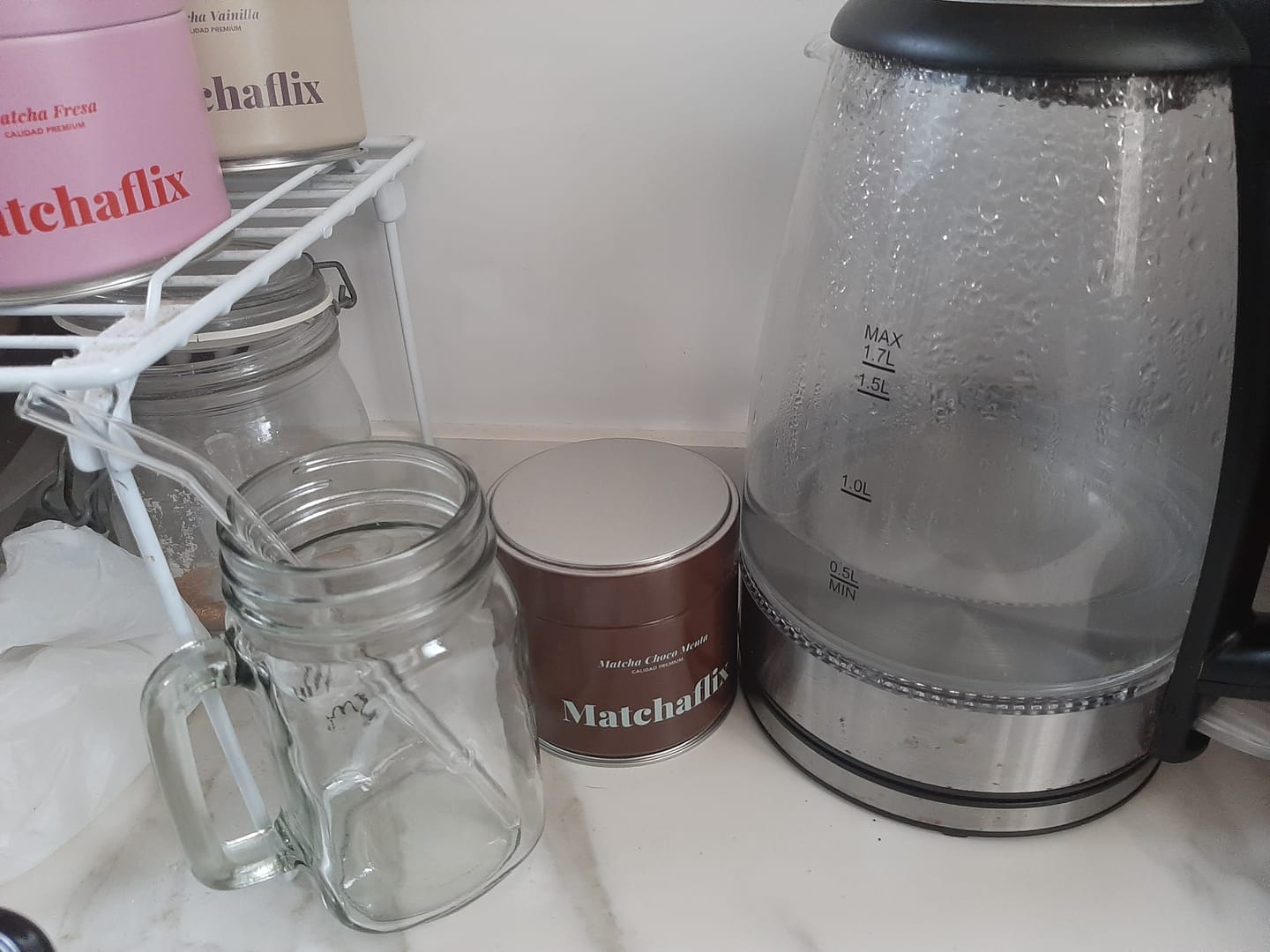Customer photo review of Té Matcha Premium Choco-Menta