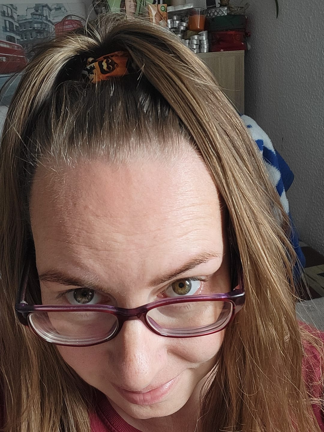 Customer photo review of Halloween Haargummi mit Kürbis-Muster – Orange