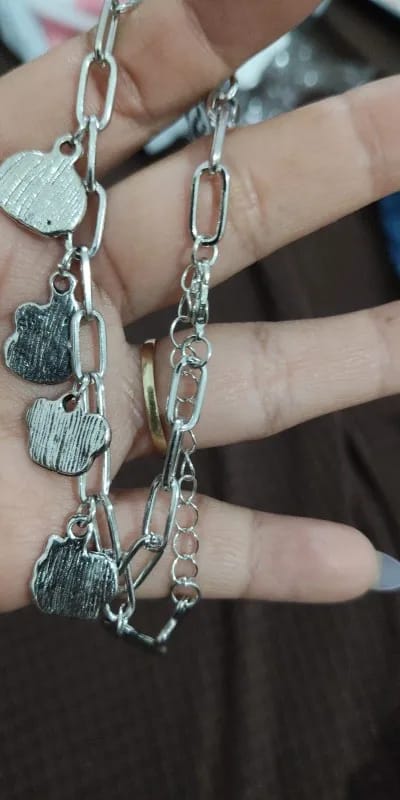 Customer photo review of BT21 Metal Charm Bracelet - BTS