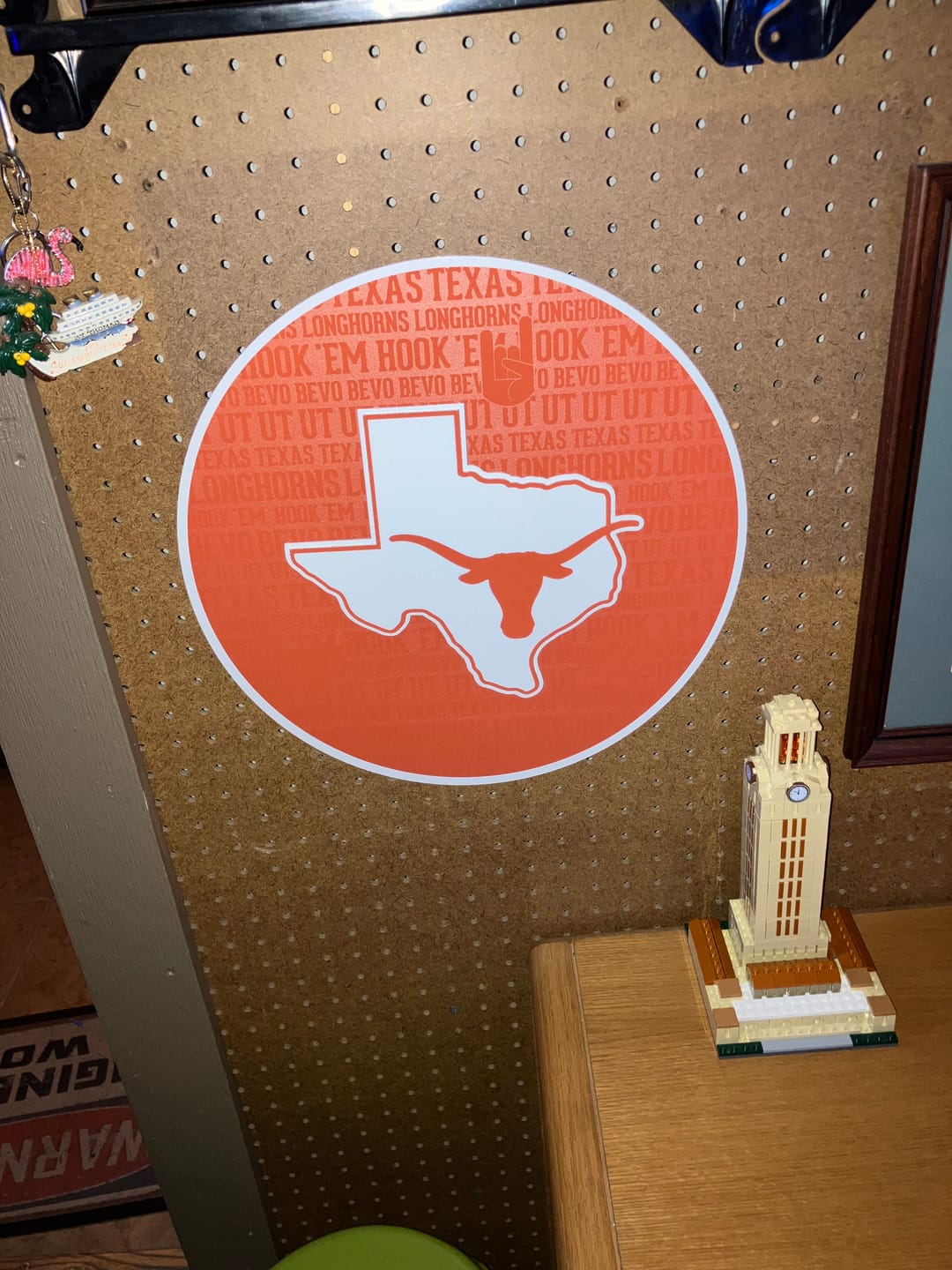 Customer photo review of Texas Longhorns CRAFT SERIES 3D Embossed Metal Wall Art