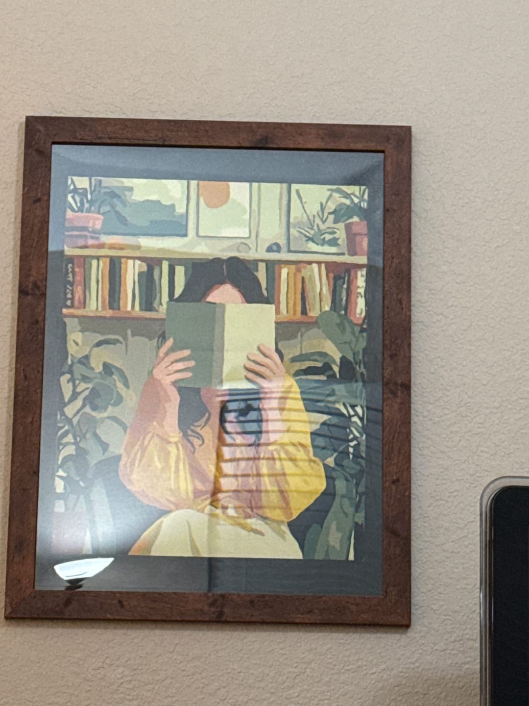 Customer photo review of Hidden Between Pages | Paint by Number
