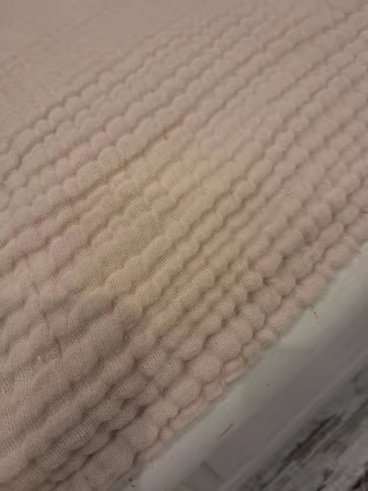 Customer photo review of Musselin-Decke - 100% Bio Musselin Baumwolle