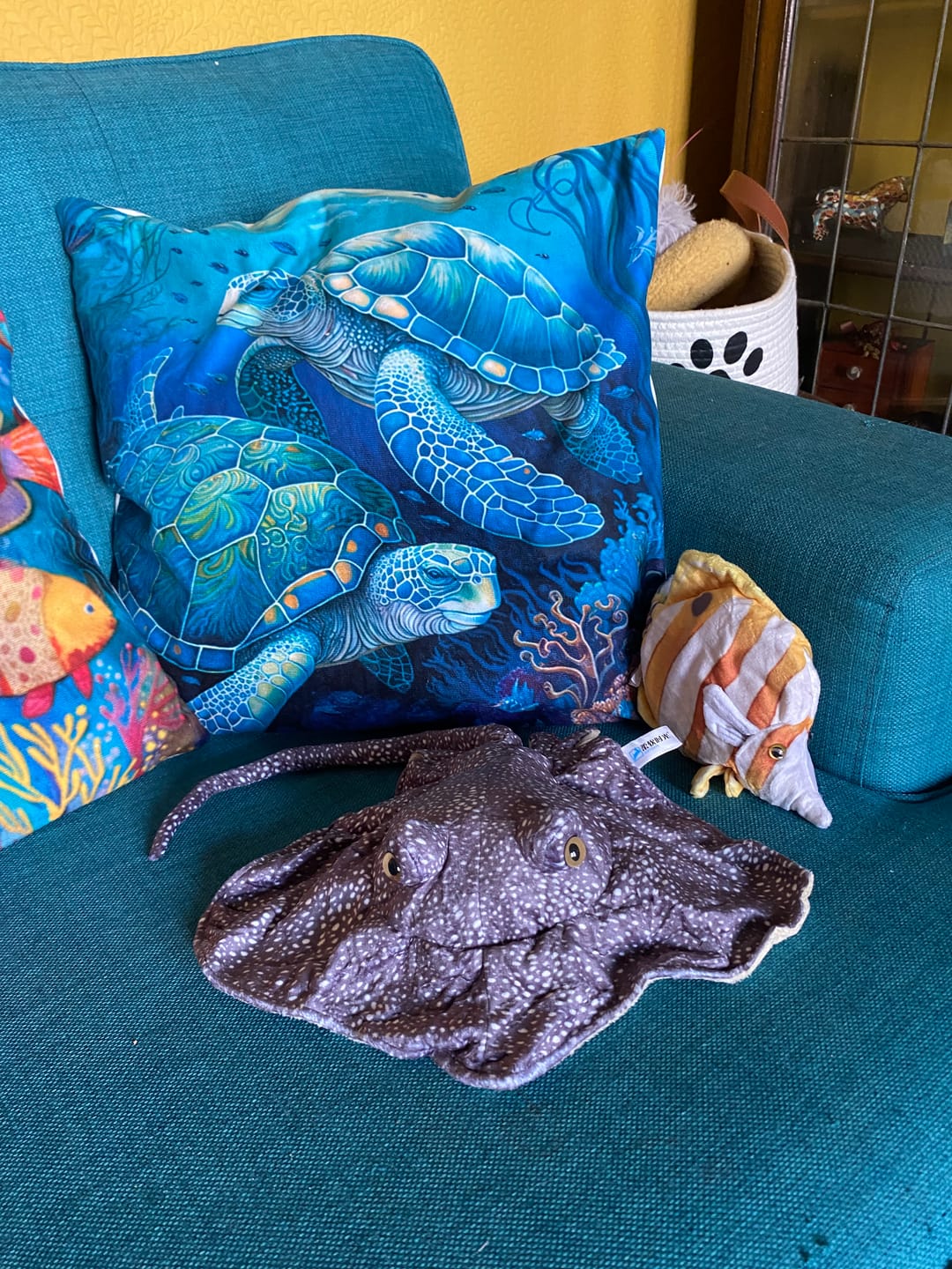 Customer photo review of Copperband Butterfly Fish Soft Stuffed Plush Toy