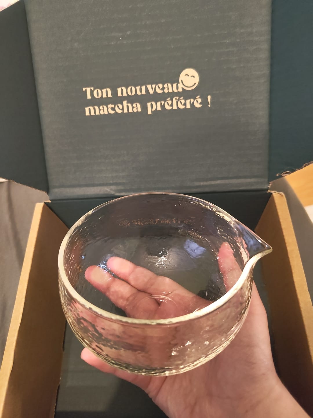 Customer photo review of Bol de préparation à bec verseur