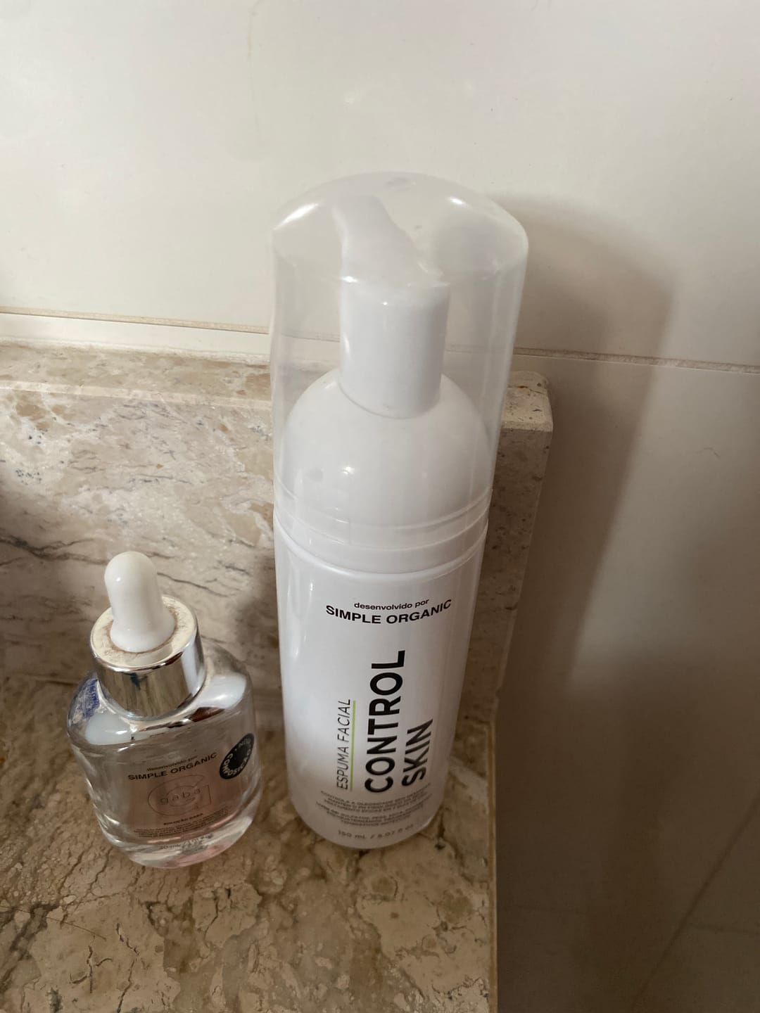 Customer photo review of Espuma Facial Control Skin