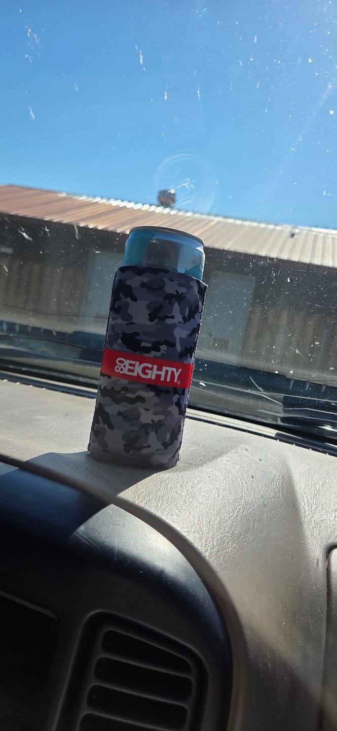 Customer photo review of 80Eighty® Camo Slim Koozie