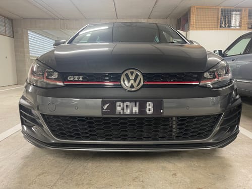Customer photo review of [NZ] Slim NZ2 - 360mm (w) x 100mm (h) - Number Plate Bracket