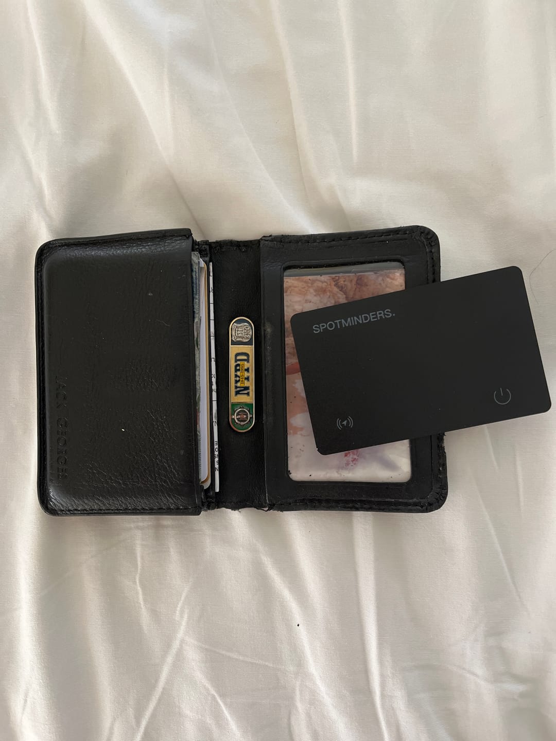 Customer photo review of SPOTMINDERS. Tracking Card