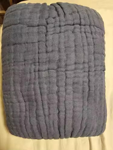 Customer photo review of Musselin-Decke - 100% Bio Musselin Baumwolle