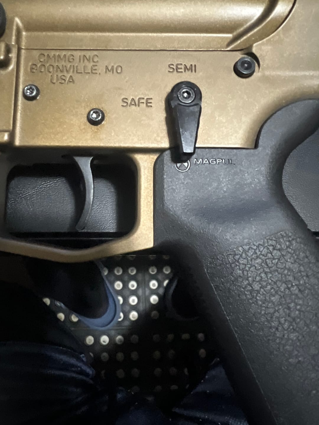 Customer photo review of Partisan Disruptor FRT Trigger for AR-15 – Drop-In System (USA Made)