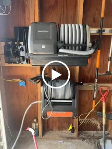 Customer video review of Grandfalls Retractable Pressure Washer Pro