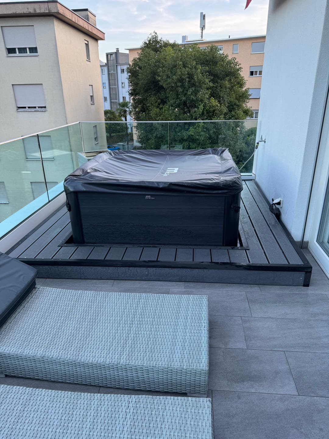 Customer photo review of Mspa Whirlpool Oslo App Steuerung LED 2025 160x160cm