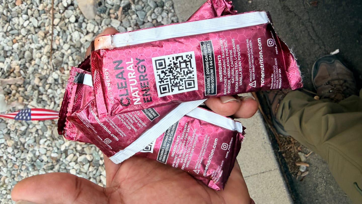 Customer photo review of 200mg Caffeine - Raspberry Vanilla - SuperCharged Honey (20-Pack)