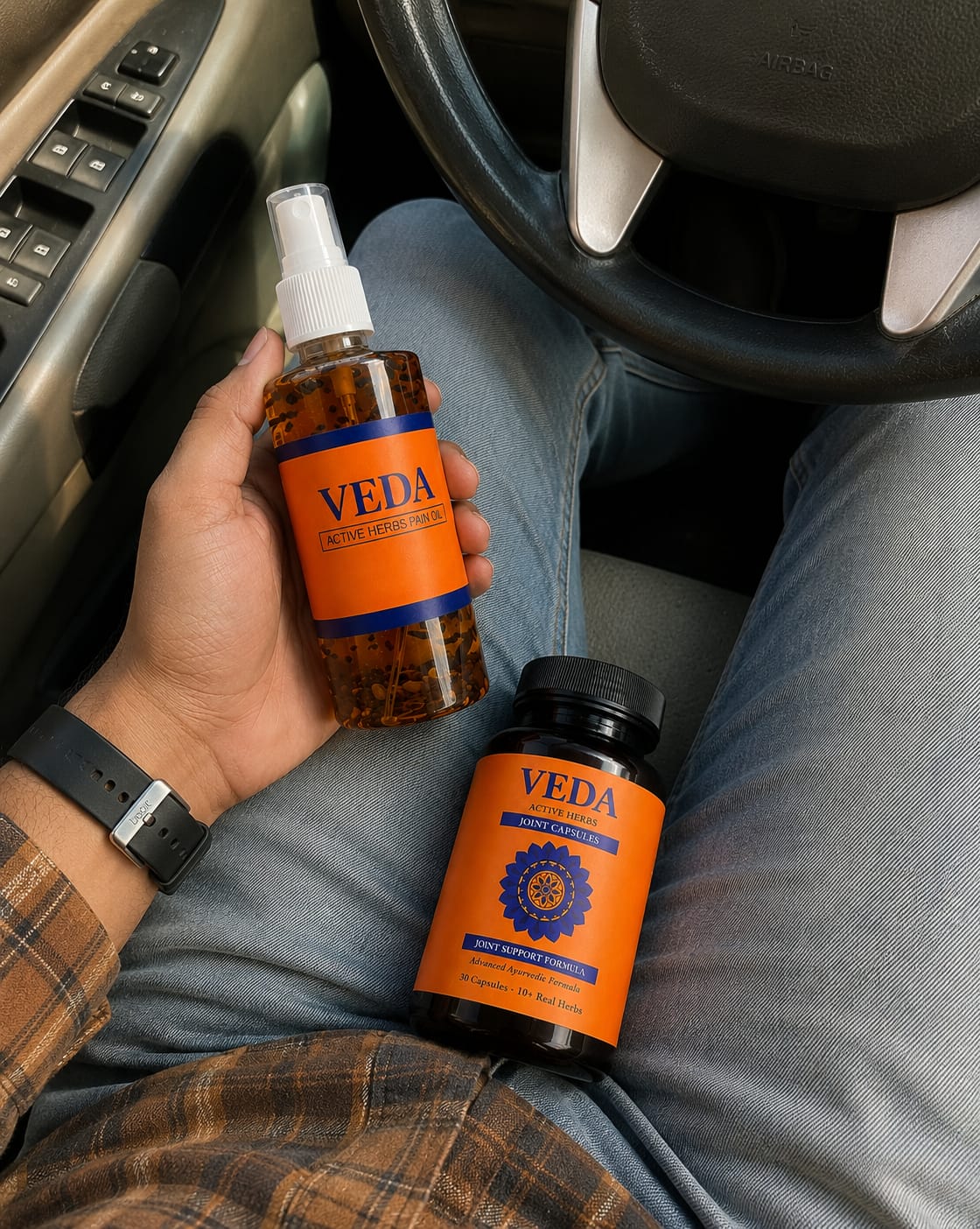 Customer photo review of Veda Joint Pain Relief Combo
