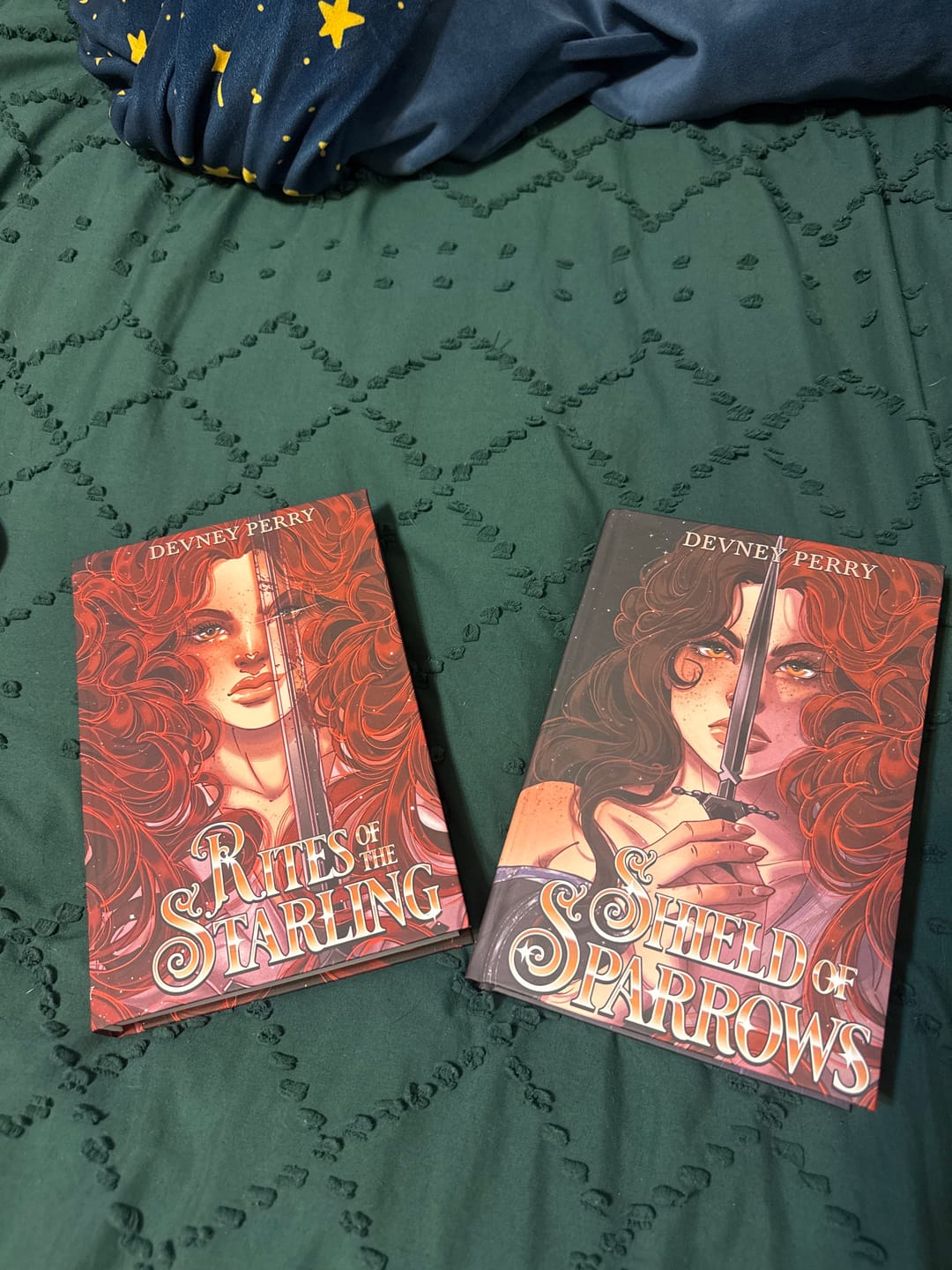 Customer photo review of PS Hardcover SE Rites of the Starling by Devney Perry