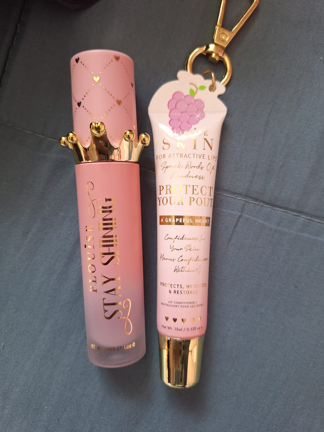 Customer photo review of Bad Bitch Energy Lip Conditioner & Lip Oil Duo