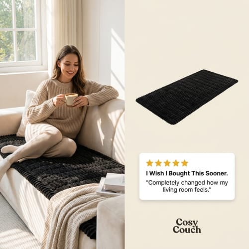 Customer photo review of Cosy Couch - Couch Cover