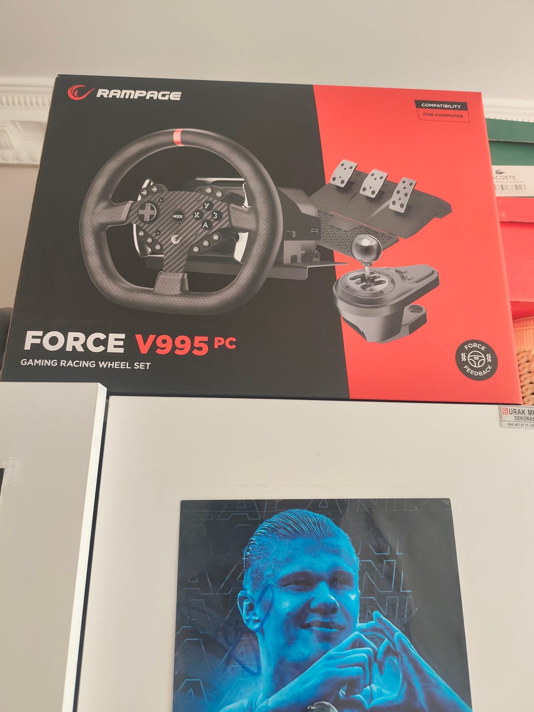Customer photo review of FORCE V995 PC - El Vitesi Gaming Oyun Direksiyonu