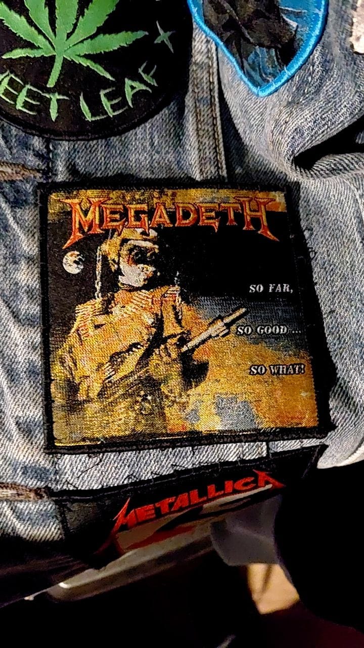 Customer photo review of Megadeth - So Far, So Good... So What! -  Square Patch