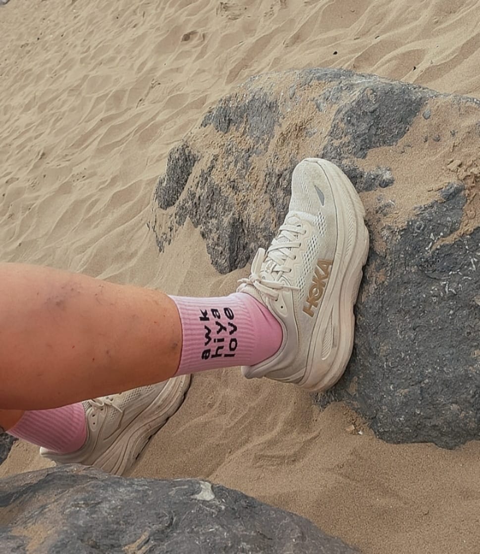 Customer photo review of Awk Hiya Love Socks | Born & Bred
