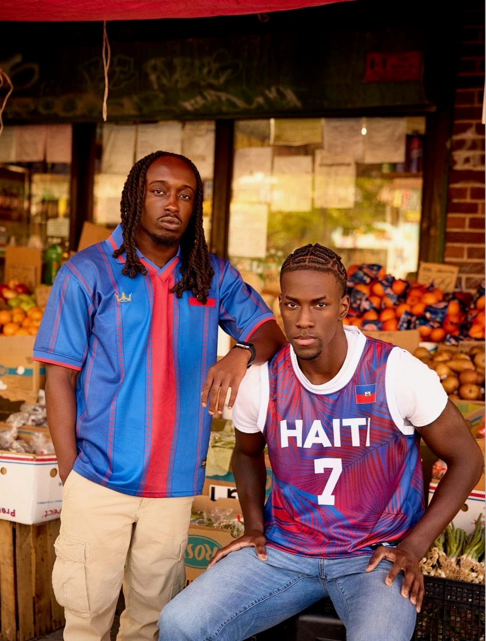Customer photo review of Haiti Heritage Retro Custom Football Jersey