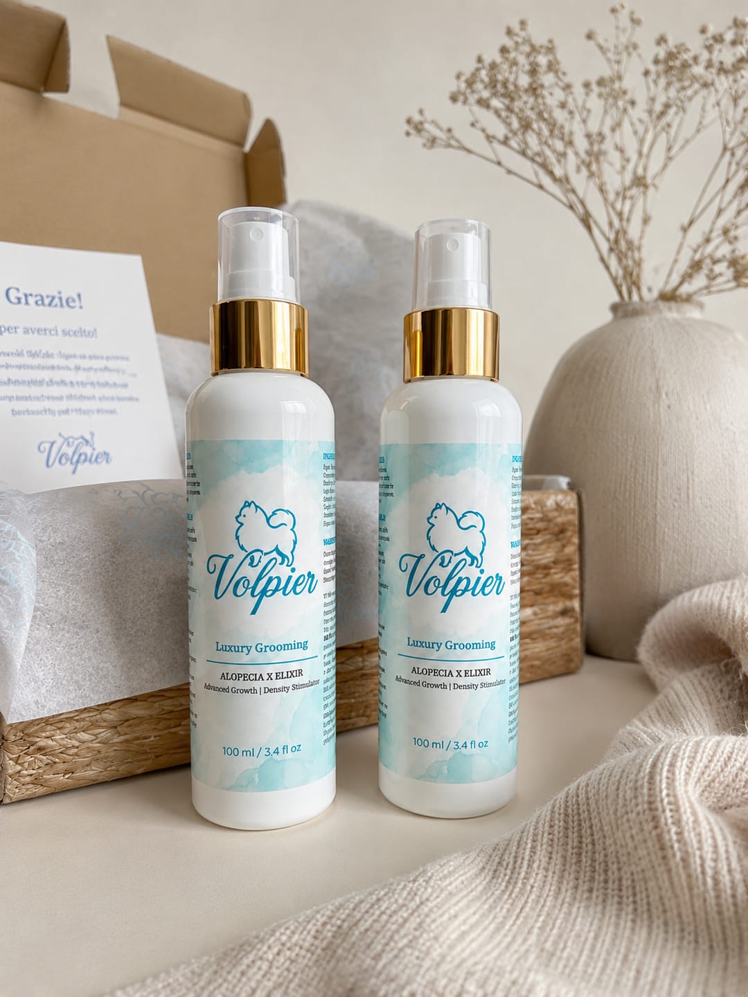 Customer photo review of 'Volpier Dermaluxe™' Lozione dermatologica avanzata per BSD, Alopecia X e rigenerazione del mantello
