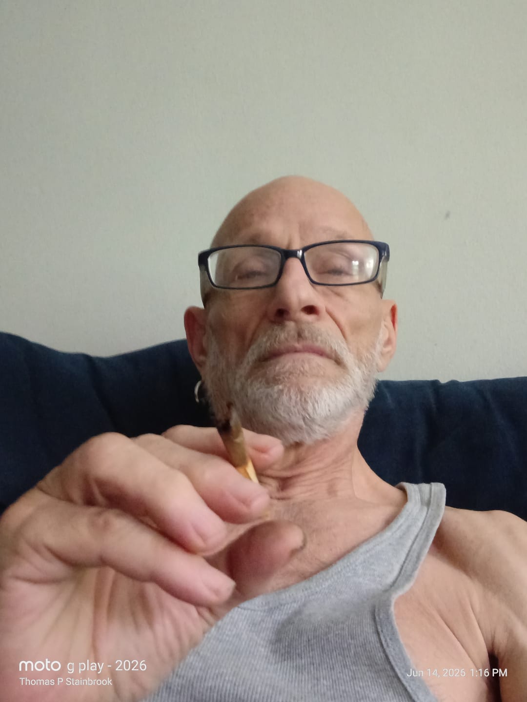 Customer photo review of Cookies N’ Cream Pre-Roll