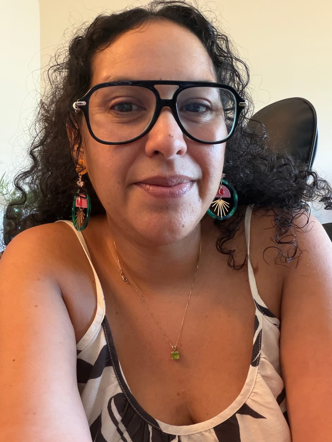 Customer photo review of Tropic Glam Hoops