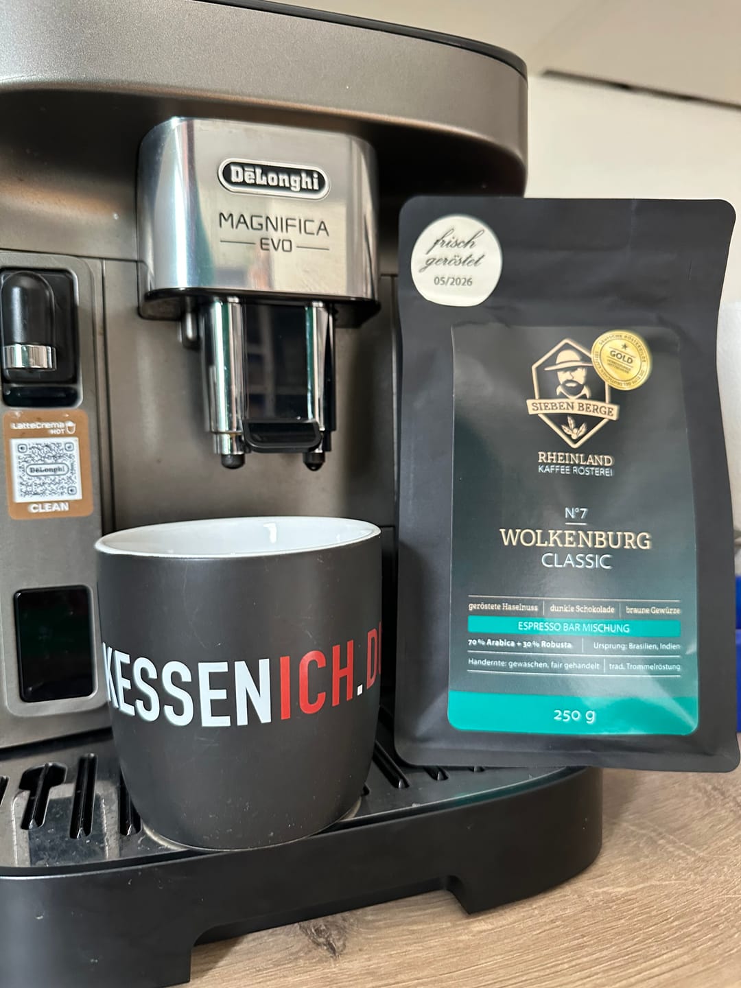Customer photo review of Entdecke vier einzigartige Röstungen – Espresso Probierpaket 4x 250g