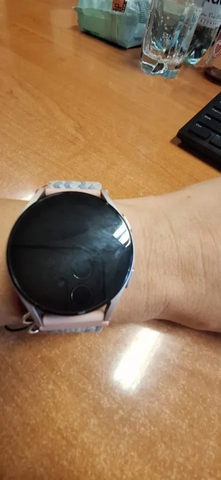 Customer photo review of Motorola Moto Smartwatch Nylon Loop Band Replacement Strap Sport Adjustable