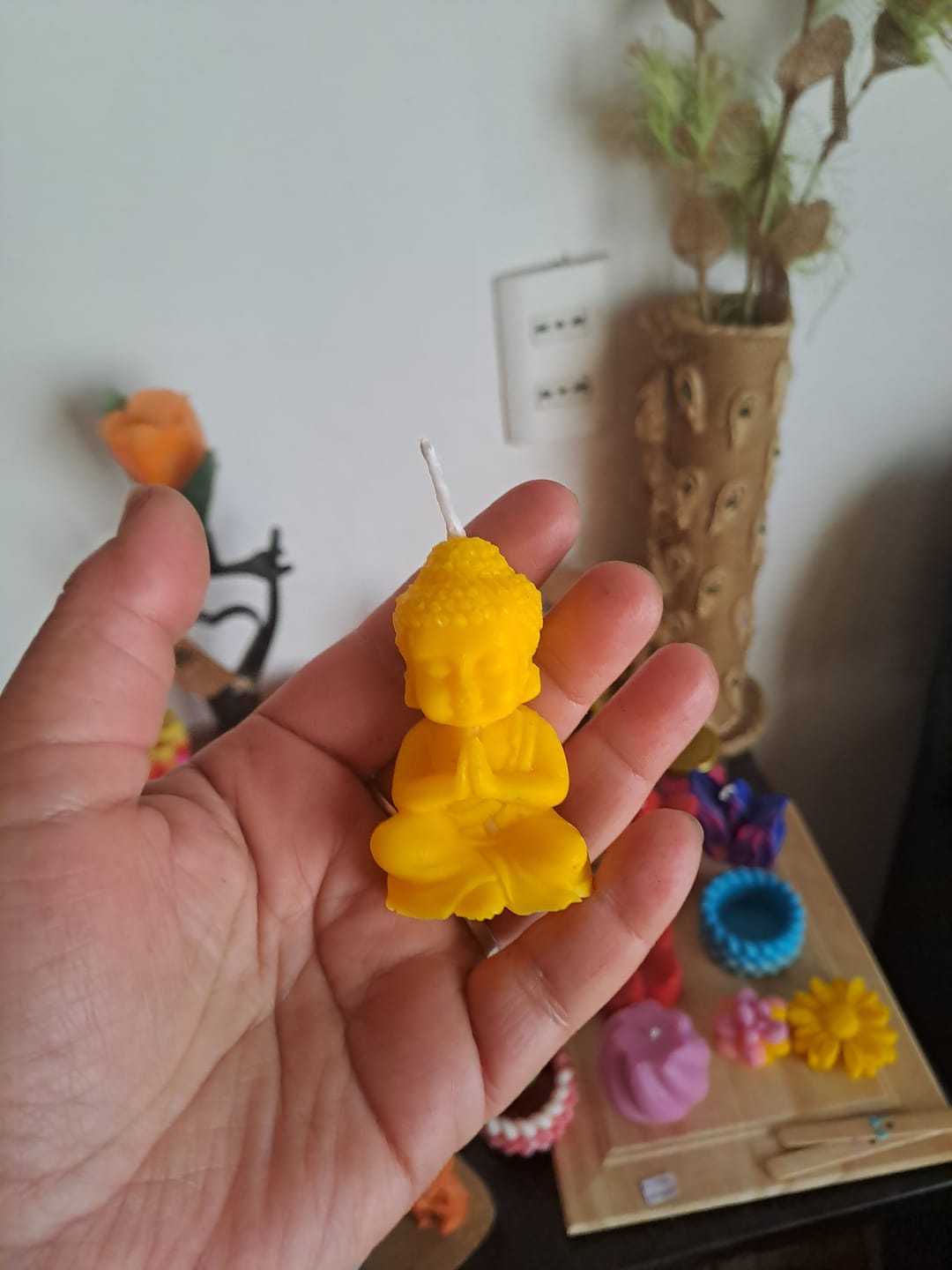 Customer photo review of Cera de soja 1 kg bajo punto de fusión 52 grados bpf escamas cera de soya