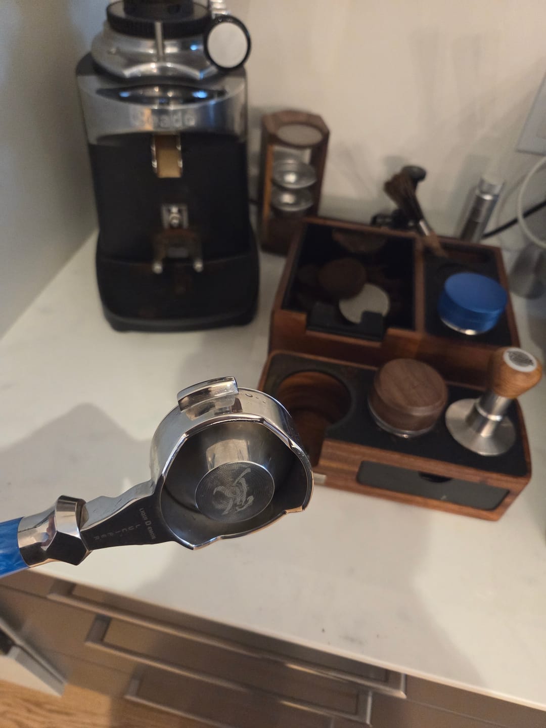 Customer photo review of Step-Down Portafilter Basket 58mm to 32mm