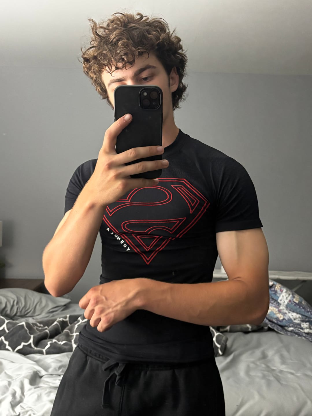 Customer photo review of 4117 - Superman Compression Tees