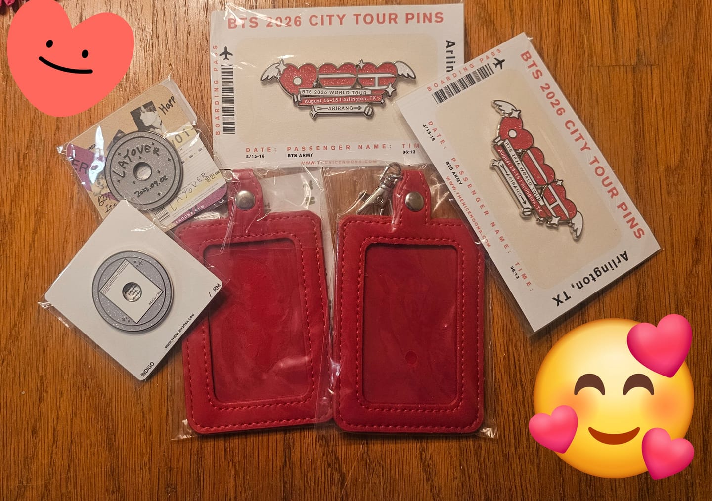 Customer photo review of BTS 2026 City Tour Pin